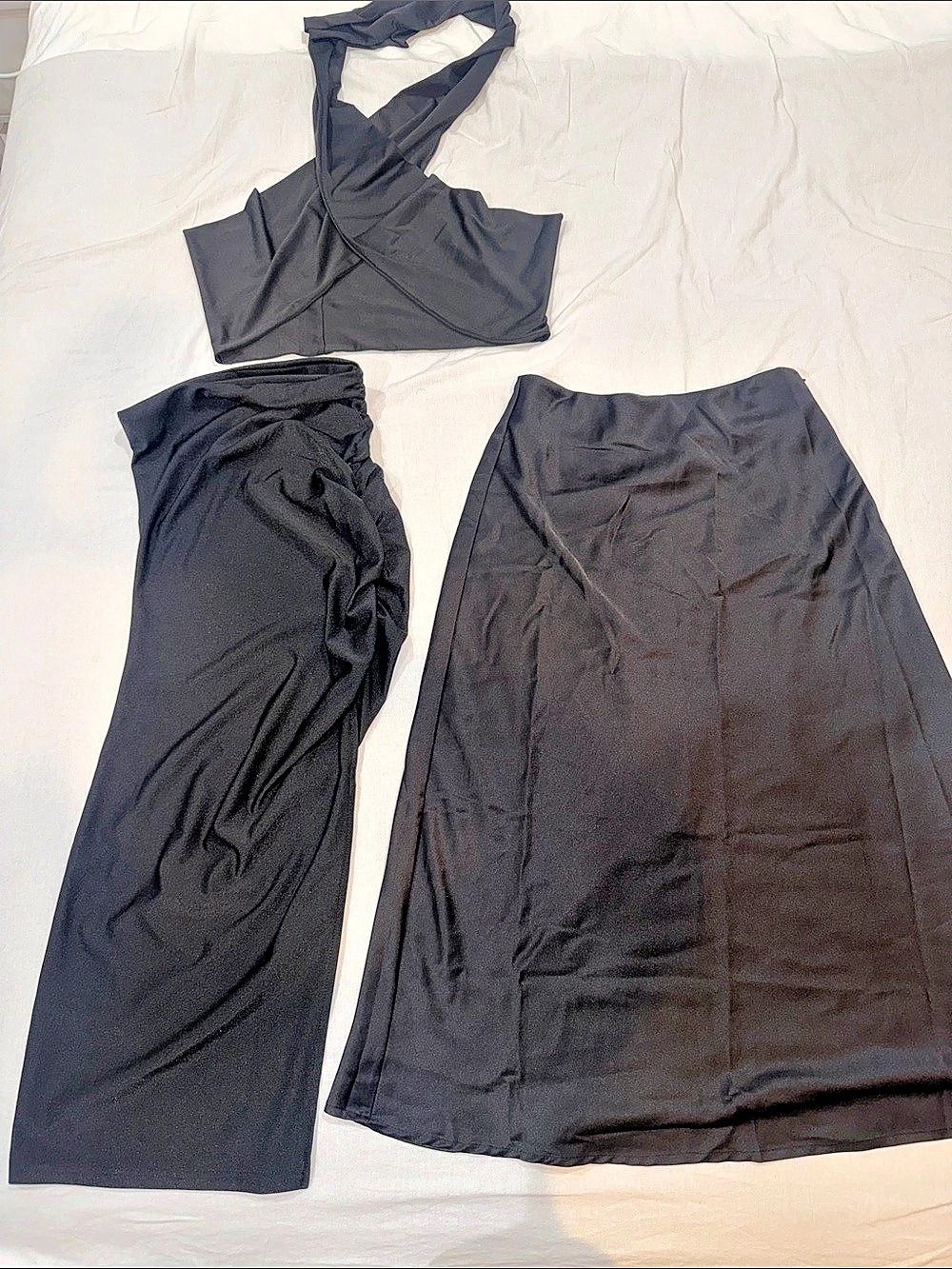 Black Three-Piece Set Size XS Like New